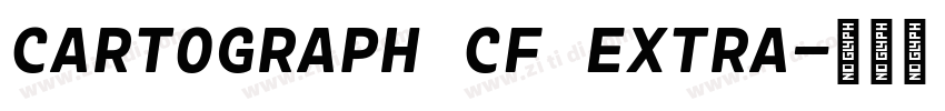 CARTOGRAPH CF EXTRA字体转换